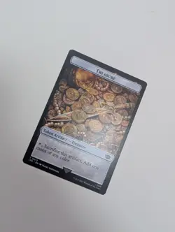 MTG - Treasure 0012/The Monarch 0015 Token - Lord of The Rings NM/M Condition - Image 2