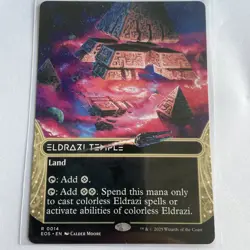 MTG Edge of Eternities - Eldrazi Temple(Borderless) - Rare 0014 NM - Image 1