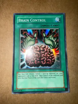 Yugioh Brain Control TLM-EN038 Super Rare LP - Image 1
