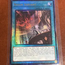 RA01-EN062 Nadir Servant Ultimate Rare 1st Edition YuGiOh - Image 1