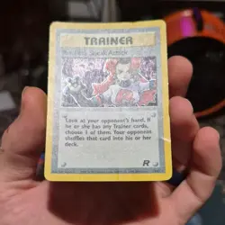 Pokemon Rocket's Sneak Attack Holo Rare Team Rocket 16/82 Wizards 2000 Trainer - Image 2