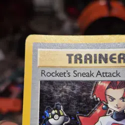 Pokemon Rocket's Sneak Attack Holo Rare Team Rocket 16/82 Wizards 2000 Trainer - Image 4