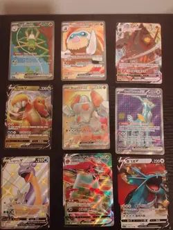 Lot Of 9 Pokemon Illustration Rare Cards Varying Sets All Nm To Mint - Image 1