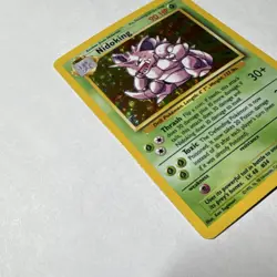 Pokemon TCG Nidoking 11/102 Base Set Holo Rare 90 HP 1999-2000 Wizards - Image 2