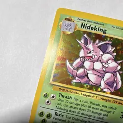 Pokemon TCG Nidoking 11/102 Base Set Holo Rare 90 HP 1999-2000 Wizards - Image 4