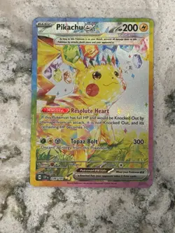 Pokemon Pikachu ex 238/191 Surging Sparks Special Illustration Rare Holo 200 HP - Image 1