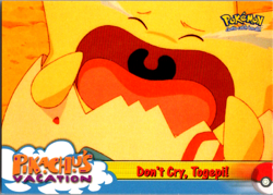 Don't Cry, Togepi! Pokemon Topps Pikachu's Vacation 43 (Blue Logo) - Image 1