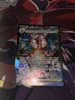 Pokemon TCG Charizard EX Holo Obsidian Flames Full Art 223/197 SIR NM / LP - Image 1