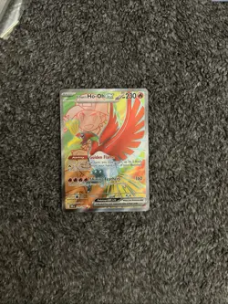 Ethan's Ho-Oh ex 209/182 Holo Full Art SV Destined Rivals Pokemon TCG NM - Image 3