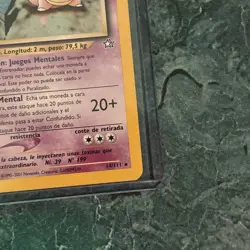 Pokemon TCG Slowking Neo Genesis 14/111 Unlimited Holo Rare LP (Spanish)U - Image 5