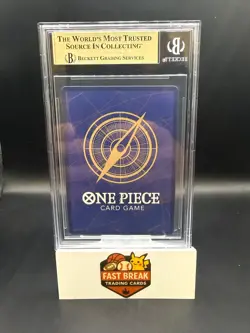 2025 One Piece Card Game A Fist of Divine Speed Honesty Impact ALT ART R BGS 10 - Image 2