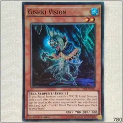 Gishki Vision - THSF-EN045 - Super Rare 1st Edition Yugioh - Image 1