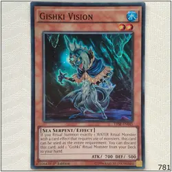 Gishki Vision - THSF-EN045 - Super Rare 1st Edition Yugioh - Image 1