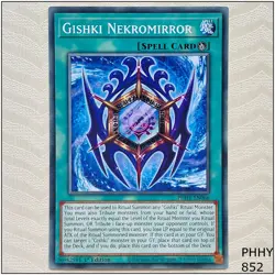 Gishki Nekromirror - PHHY-EN066 - Common 1st Edition Yugioh - Image 1