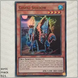 Gishki Shadow - THSF-EN042 - Super Rare 1st Edition Yugioh - Image 1
