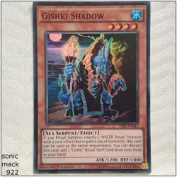 Gishki Shadow - THSF-EN042 - Super Rare 1st Edition Yugioh - Image 1