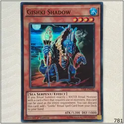 Gishki Shadow - THSF-EN042 - Super Rare 1st Edition Yugioh - Image 1