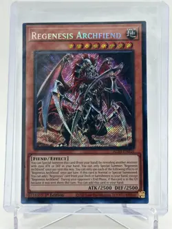 Yugioh! Regenesis Archfiend - ALIN-EN016 - Secret Rare - 1st Edition - Image 1