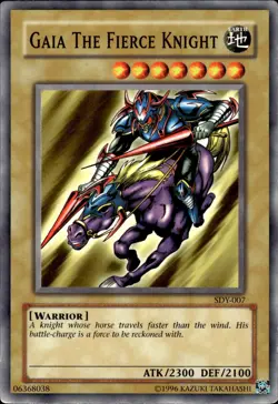 Gaia The Fierce Knight - SDY-007 - LP - YuGiOh - Image 1