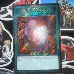 Delinquent Duo RA04-EN114 Platinum Secret Rare Yugioh Card 1st Edition Mint PSR - Image 1