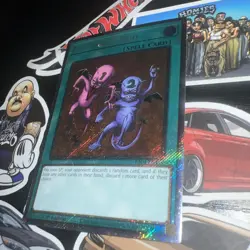Delinquent Duo RA04-EN114 Platinum Secret Rare Yugioh Card 1st Edition Mint PSR - Image 2