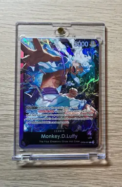 Monkey D. Luffy OP09-061 One Piece TCG ST26 Leader English Foil NM - Image 1