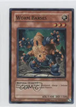 Worm Barses Unlimited YuGiOh Hidden Arsenal 1 #HA01-EN018 2009 - Image 1