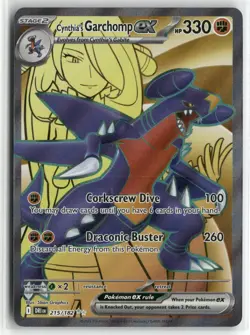 Cynthia's Garchomp ex 215/182 Ultra Rare Destined Rivals Pokemon Near Mint - Image 1