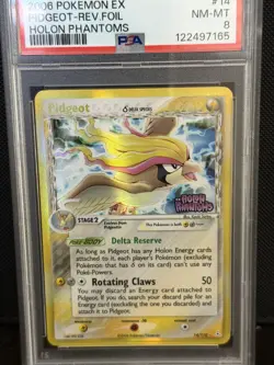PSA 8 2006 Pokemon Holon Phantoms Pidgeot Reverse Holo Foil Rare 14/110 - Image 1