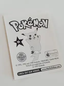Merlin SERIES 1 Vintage POKEMON sticker DROWSEE #96 Nintendo - Image 5