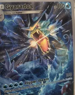 *Custom-made*Hhgh Quality,Textured Holo, Custom Art "Gyrados" "Display Card" - Image 2