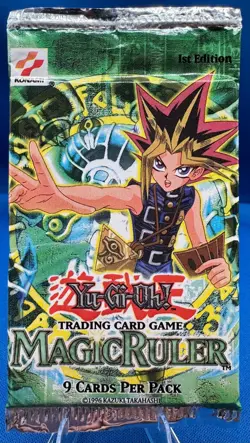Yu-Gi-Oh 1st Edition Magic Ruler Booster Pack VINTAGE SEALED 2002 - Image 1