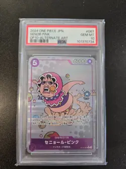 Senor Pink PSA 10 One Piece Alternate Art #067 Japanese - Image 1