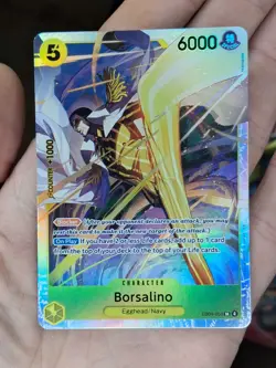 One Piece Borsalino EB04-058 SR Adventure On Kami’s Island OP15-EB04 NM In Hand - Image 1