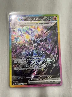 Pokemon TCG Ceruledge EX Prismatic Evolution Card SIR 147/131 - Image 1