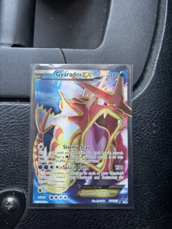 Pokemon Gyarados-EX TCG Full Art Holo Card Breakpoint 114/122 - Image 1