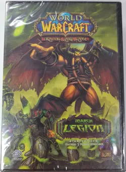 MARCH OF THE LEGION Starter Deck World of Warcraft Trading Card Game *Sealed* - Image 1