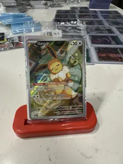 Eevee 173 Full Art Promo Prismatic Evolutions IN HAND Sealed Code Card Dividers - Image 1