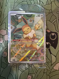Pokemon Eevee Prismatic Evolutions SVP173 Sealed Promo Card - Image 1
