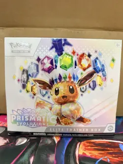 Pokemon Scarlet & Violet Prismatic Evolutions Elite Trainer Box - Image 1
