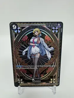 One Piece Card TCG Stussy OP07-085 (SP) English Near Mint - Image 1