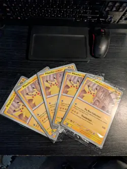 Pokemon Pikachu At The Museum Jumbo Cards X5 Bundle TCG - Image 1