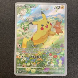 Pikachu SVP 088 S&V Paldea Adventure Chest Promo Pokemon Card - NM - Image 1