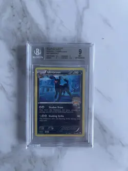Pokemon Card 2012 BGS 9 UMBREON Reverse Holo 60/108 Regional Championship Promo - Image 1