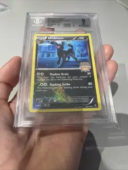 Pokemon Card 2012 BGS 9 UMBREON Reverse Holo 60/108 Regional Championship Promo - Image 3