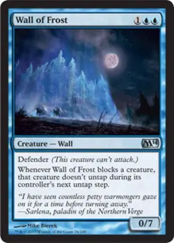 ~ Wall of Frost ~ NM ~ Magic 2014 Core Set ~ MTG ~ - Image 1