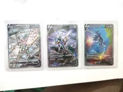 Pokemon S-Chinese Origin Forme Dialga Palkia V Arceus V SR Alt Art Holo-J 3 CARD - Image 3