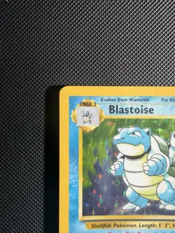 Pokemon Blastoise 2/102 Base Set Heavy Play Unlimited Holo Rare Card - Image 2