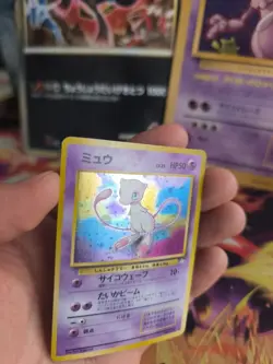 Pokemon Karte Card Mew Mysterious Of Fossil 1997 Rare Holo Wotc japanese Exc- - Image 2
