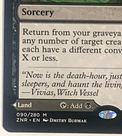 MTG Agadeem's Awakening Agadeem, the Undercrypt Zendikar Rising 090, Pack Fresh - Image 4